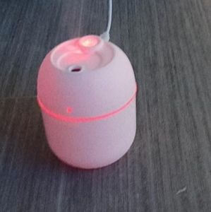 Mini pink humidifier
